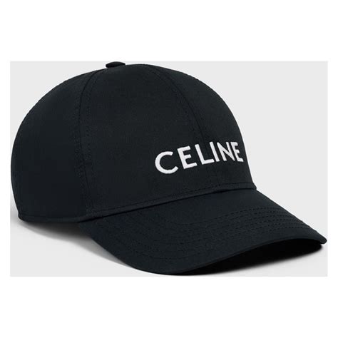 CELINE COTTON DRILL BASEBALL CAP 